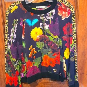 Alice & Olivia floral top
